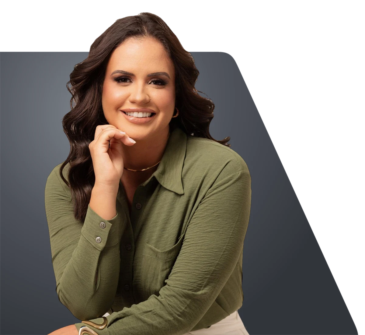 Jéssyka Lessa sorrindo